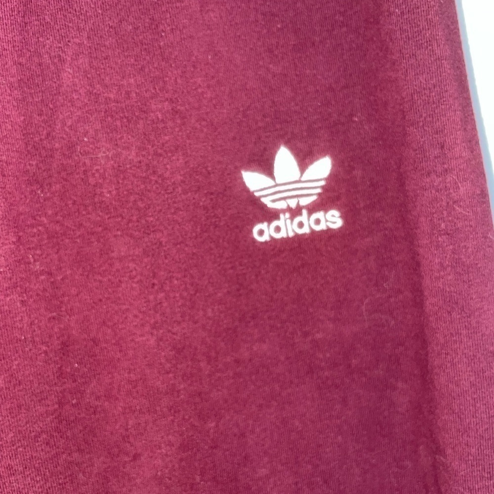 Adidas Burgundy Gym Pants - Picture 5 of 11